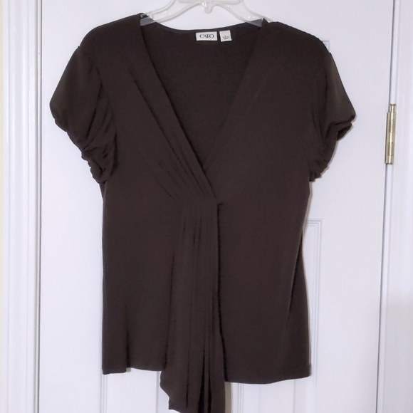 Lds v-neck top by Cato sz lg - Picture 1 of 2